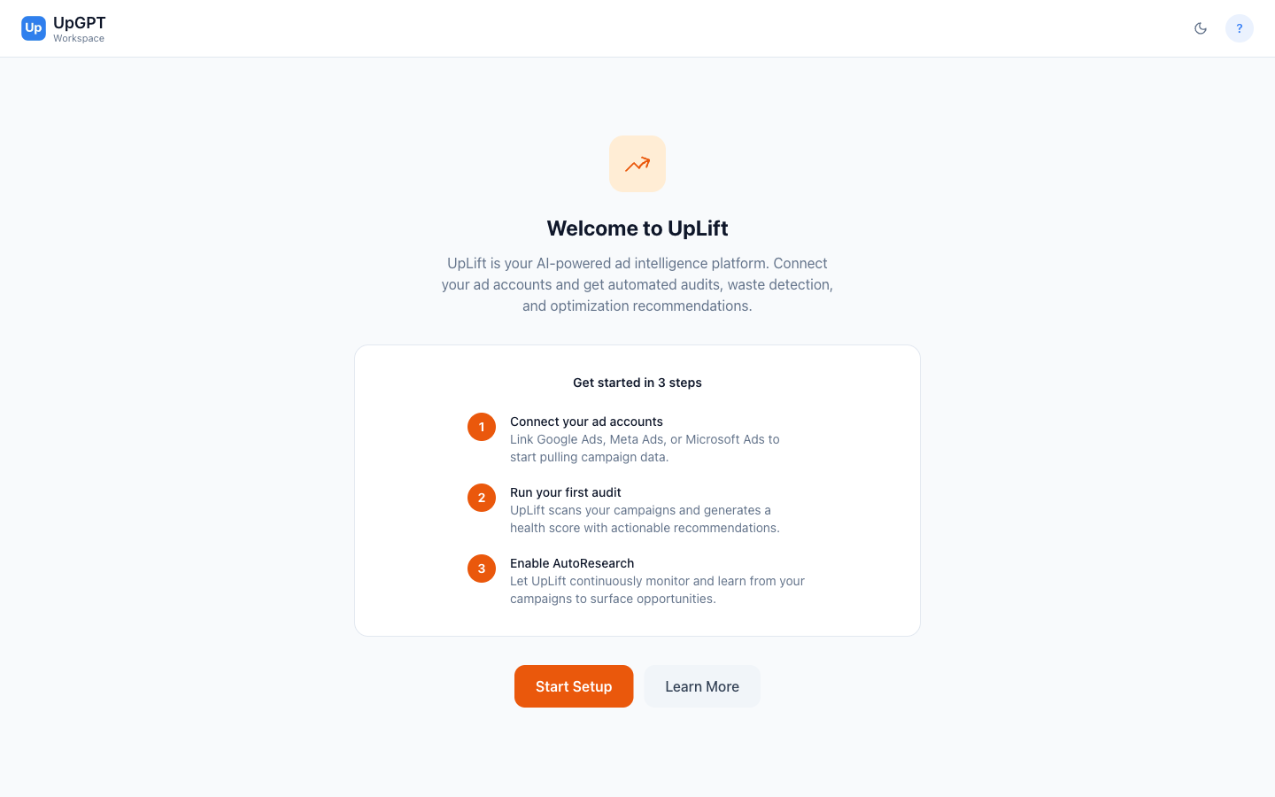 UpLift research workspace